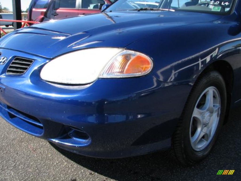 2000 Elantra GLS Wagon - Cobalt Blue Pearl / Gray photo #4