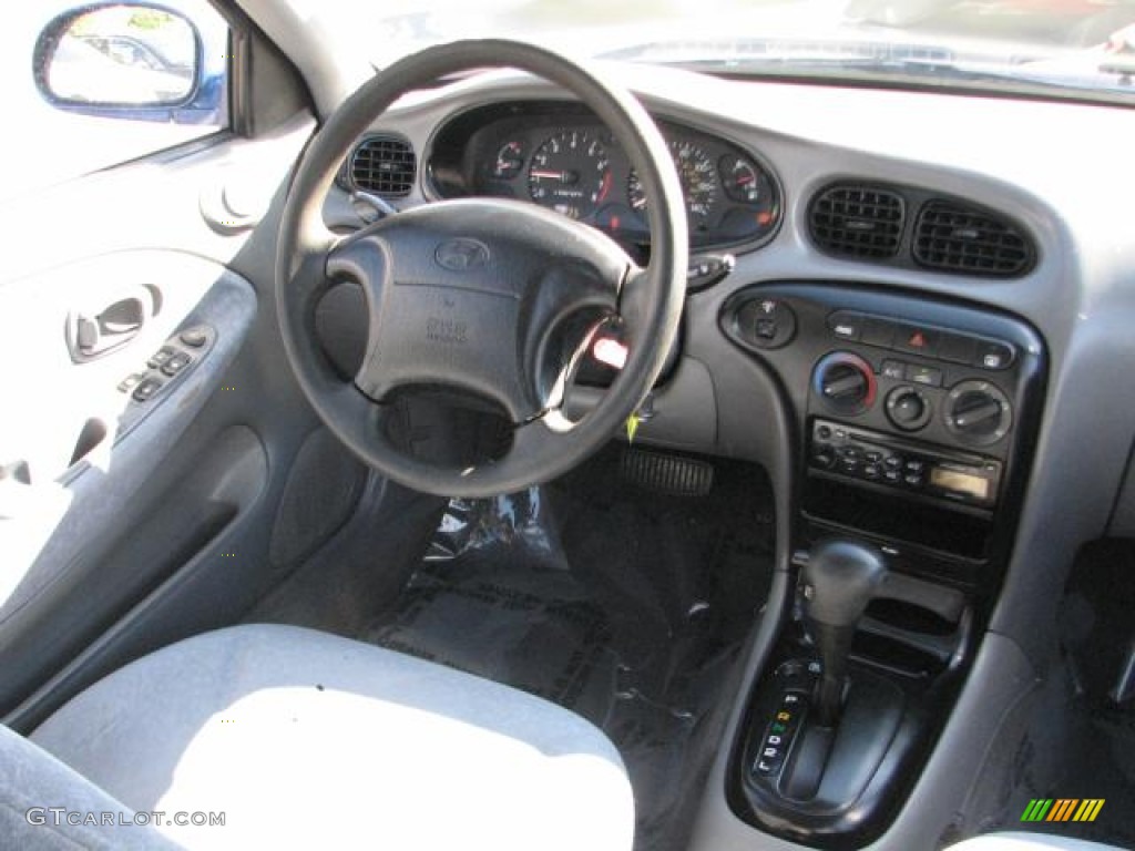 2000 Elantra GLS Wagon - Cobalt Blue Pearl / Gray photo #12