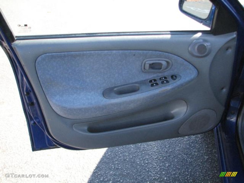 2000 Elantra GLS Wagon - Cobalt Blue Pearl / Gray photo #17