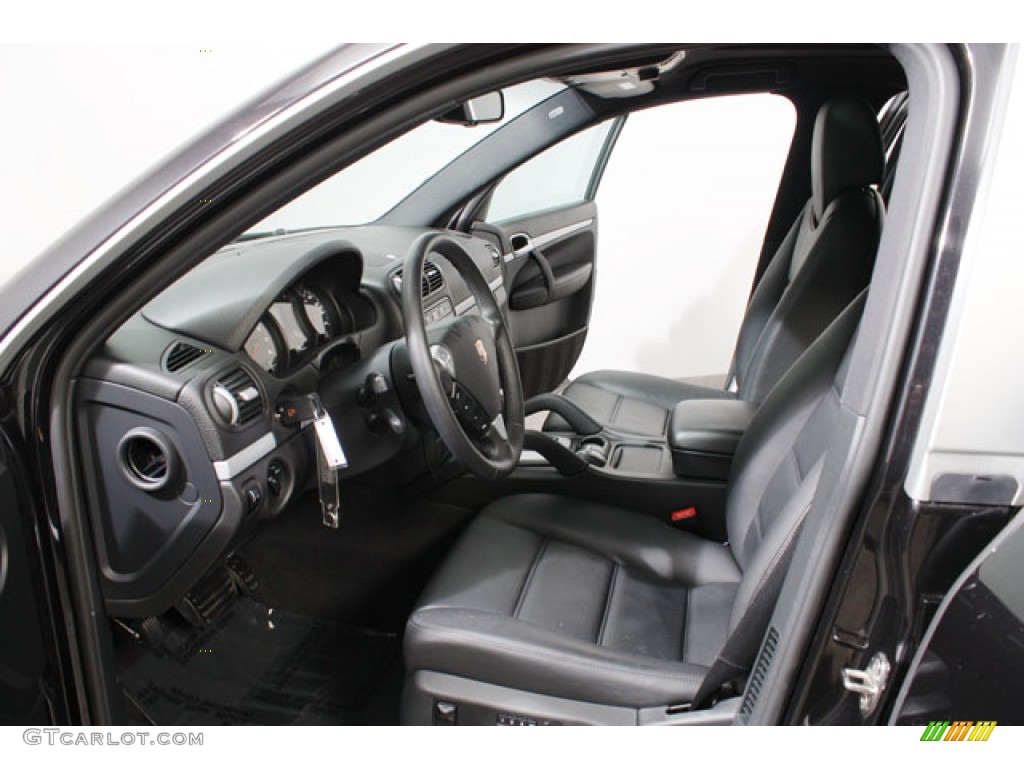 Black Interior 2009 Porsche Cayenne Tiptronic Photo #59275707