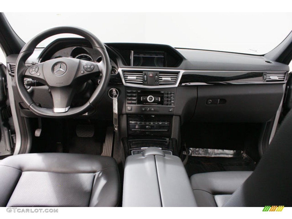 2011 Mercedes-Benz E 350 4Matic Sedan Black Dashboard Photo #59275875