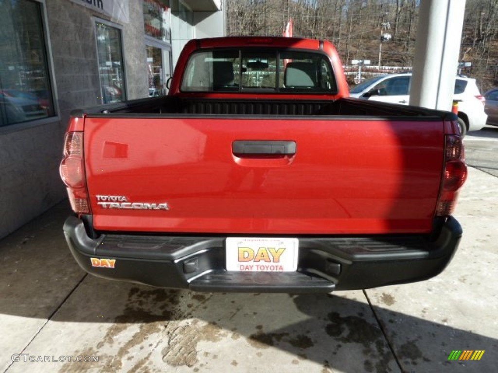 2012 Tacoma Regular Cab 4x4 - Barcelona Red Metallic / Graphite photo #3