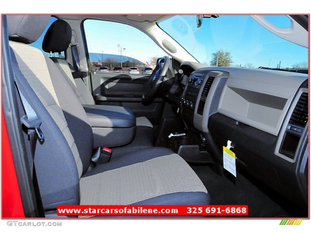 2011 Ram 1500 ST Quad Cab 4x4 - Flame Red / Dark Slate Gray/Medium Graystone photo #18