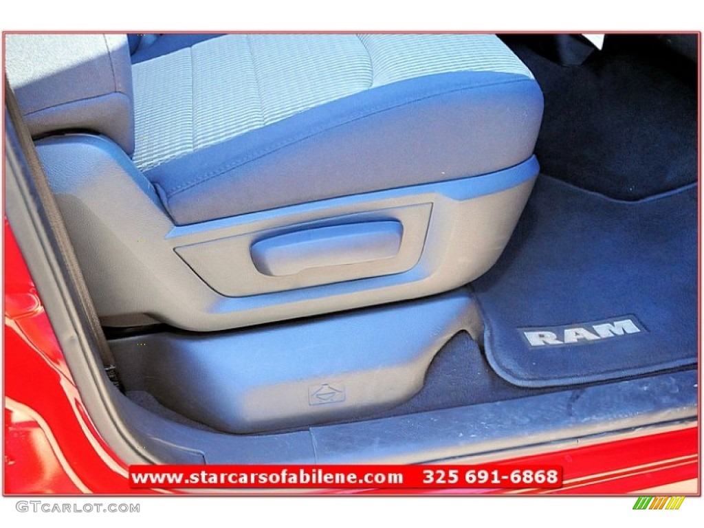 2011 Ram 1500 ST Quad Cab 4x4 - Flame Red / Dark Slate Gray/Medium Graystone photo #19