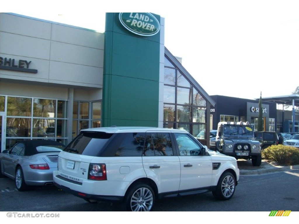 2010 Range Rover Sport HSE - Alaska White / Premium Arabica/Arabica Stitching photo #1