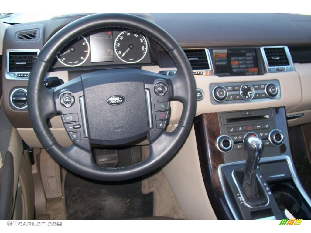 2010 Range Rover Sport HSE - Alaska White / Premium Arabica/Arabica Stitching photo #8