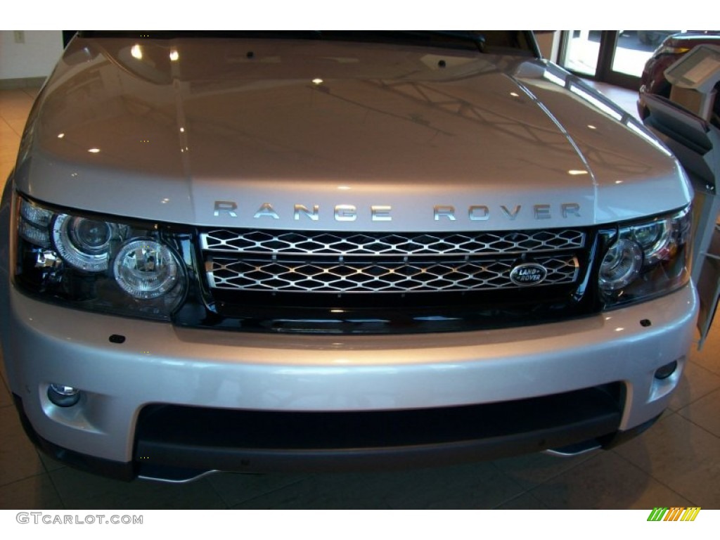 2012 Range Rover Sport Supercharged - Indus Silver Metallic / Ivory photo #5