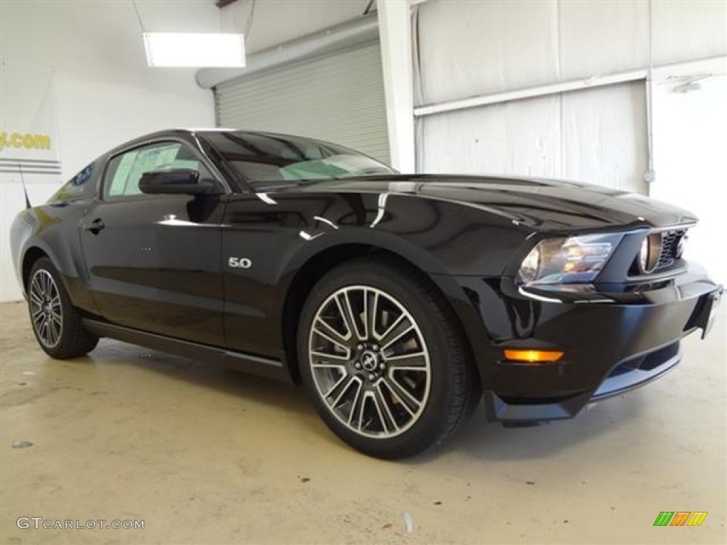Black 2012 Ford Mustang GT Premium Coupe Exterior Photo #59278620