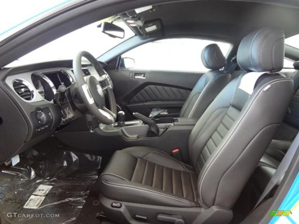 Charcoal Black Interior 2012 Ford Mustang GT Premium Coupe Photo #59278887