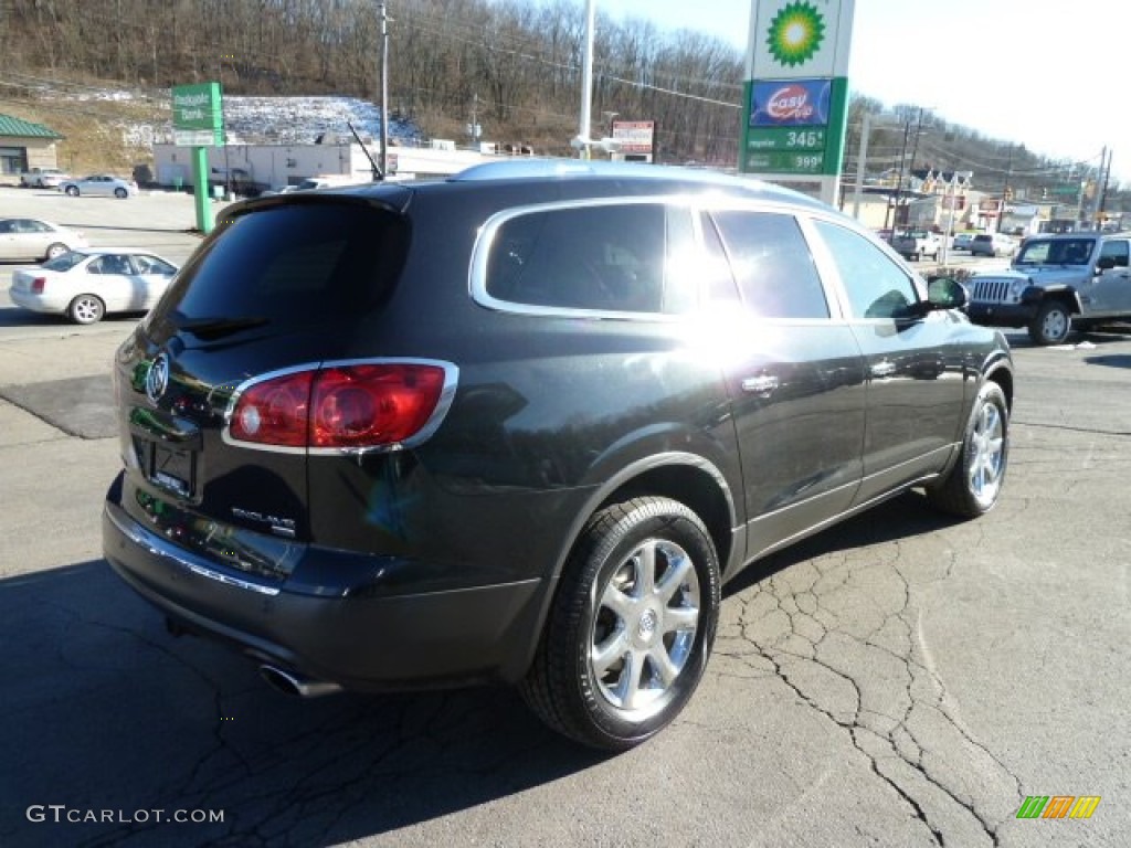 2008 Enclave CXL AWD - Carbon Black Metallic / Ebony/Ebony photo #5