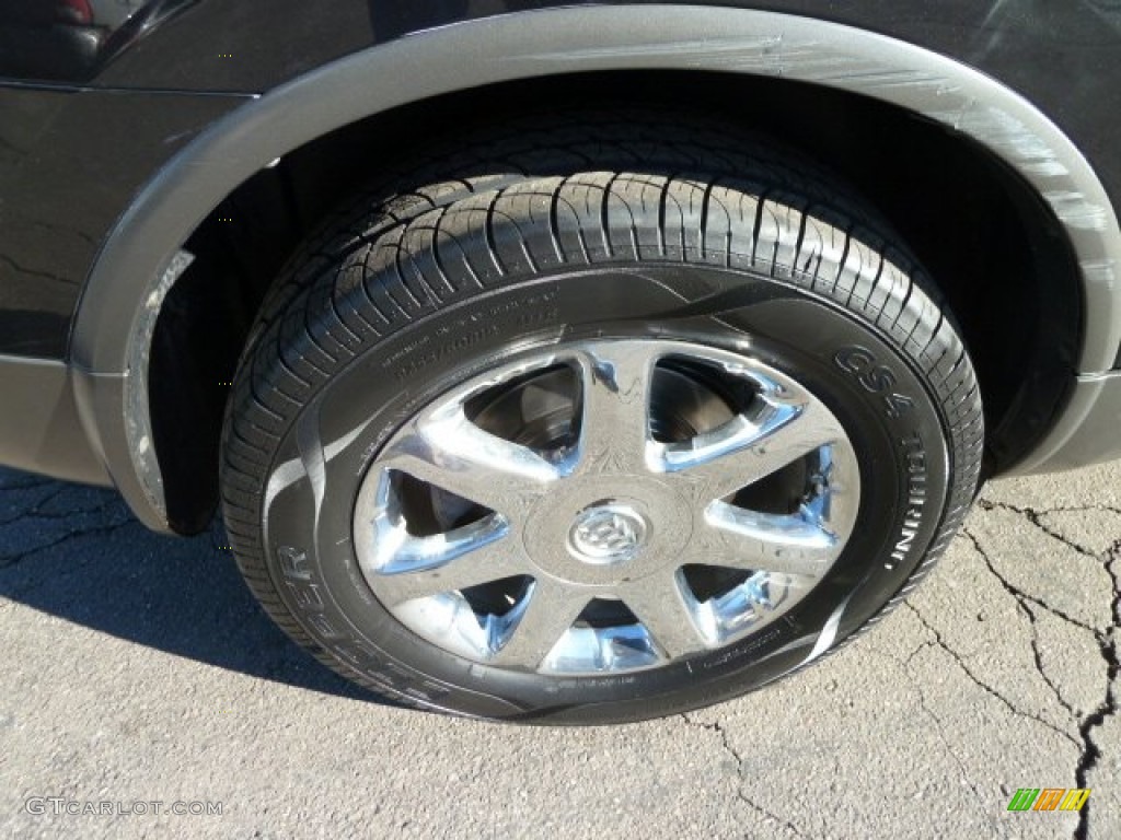 2008 Enclave CXL AWD - Carbon Black Metallic / Ebony/Ebony photo #11