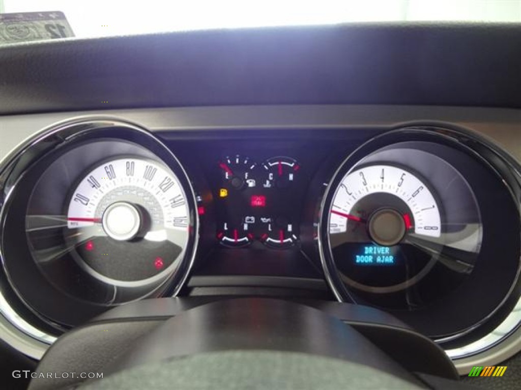 2012 Ford Mustang V6 Premium Coupe Gauges Photo #59279175