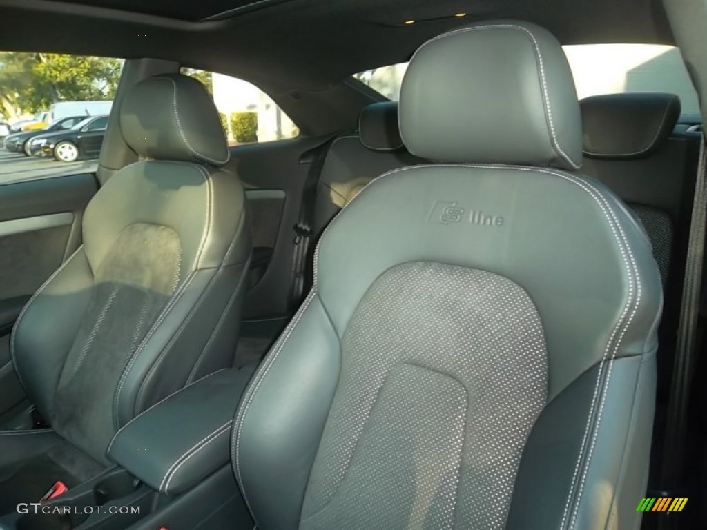 Black Interior 2010 Audi A5 2.0T quattro Coupe Photo #59279340