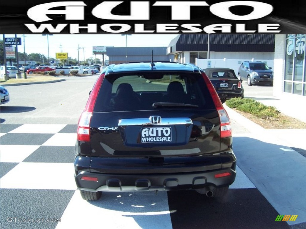 2009 CR-V EX-L - Crystal Black Pearl / Black photo #3