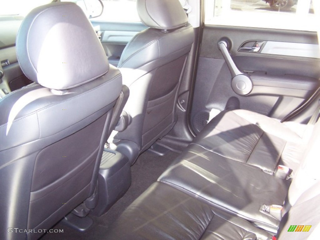 2009 CR-V EX-L - Crystal Black Pearl / Black photo #7