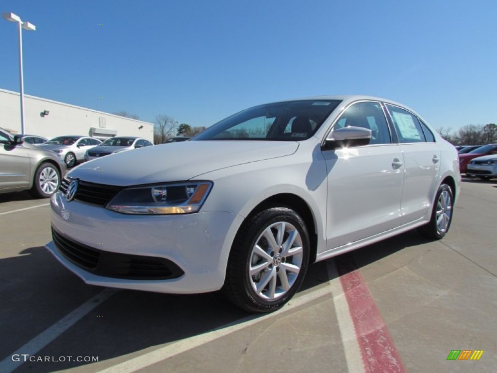 2012 Jetta SE Sedan - Candy White / Titan Black photo #1