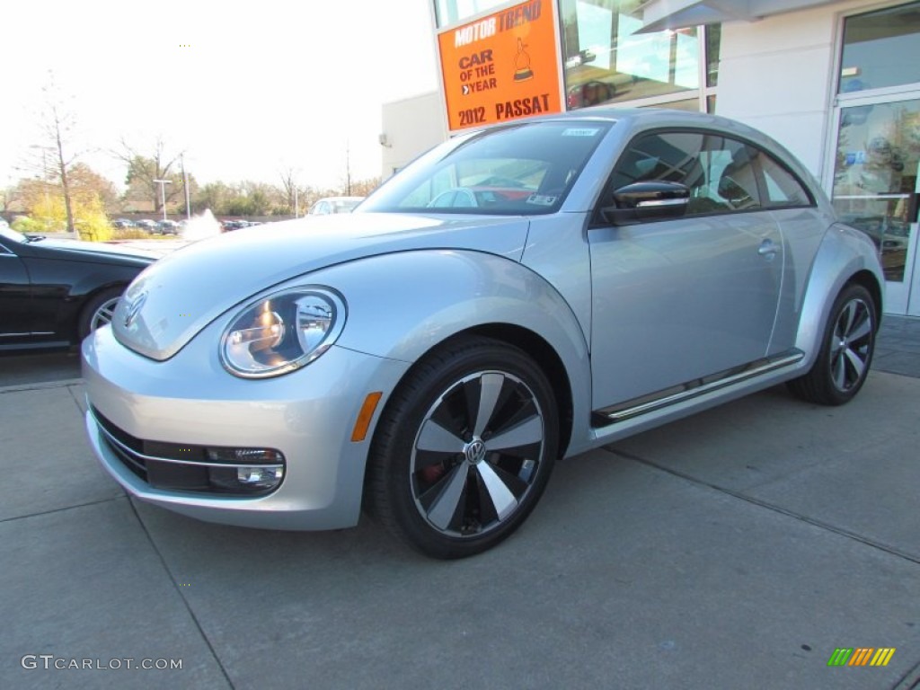 2012 Beetle Turbo - Reflex Silver Metallic / Titan Black photo #1