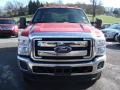 2012 Vermillion Red Ford F350 Super Duty XLT SuperCab 4x4  photo #3