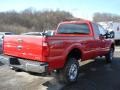 2012 Vermillion Red Ford F350 Super Duty XLT SuperCab 4x4  photo #8