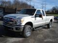 2012 Ingot Silver Metallic Ford F350 Super Duty XLT SuperCab 4x4  photo #4