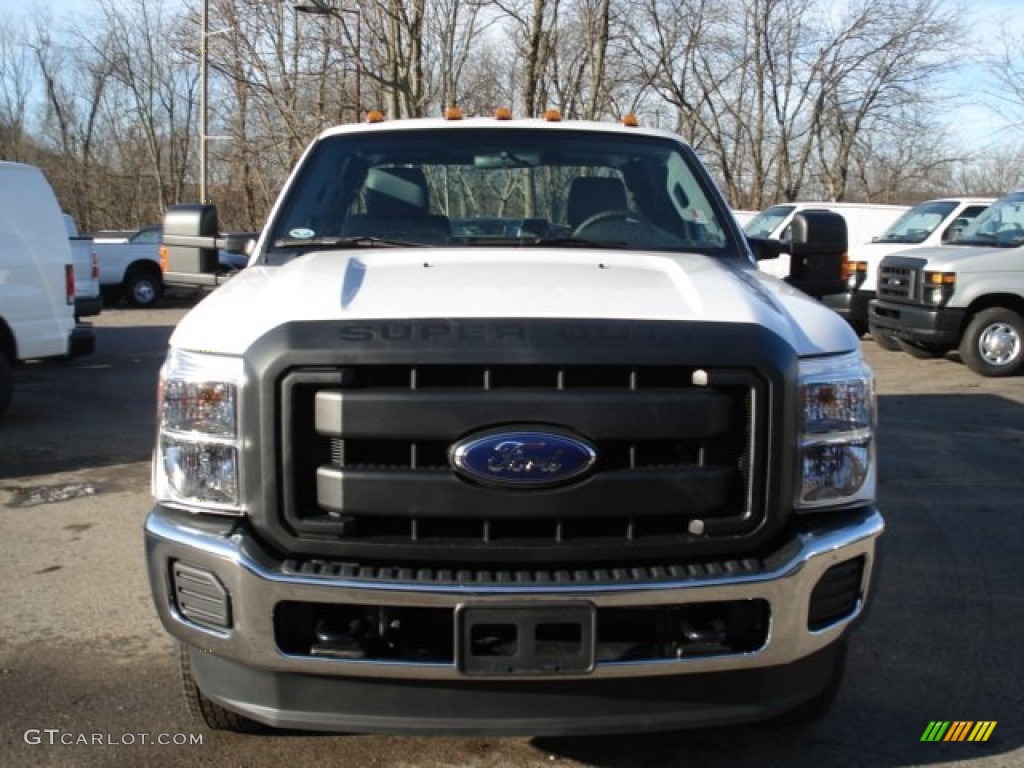 2012 F350 Super Duty XL SuperCab 4x4 - Oxford White / Steel photo #3