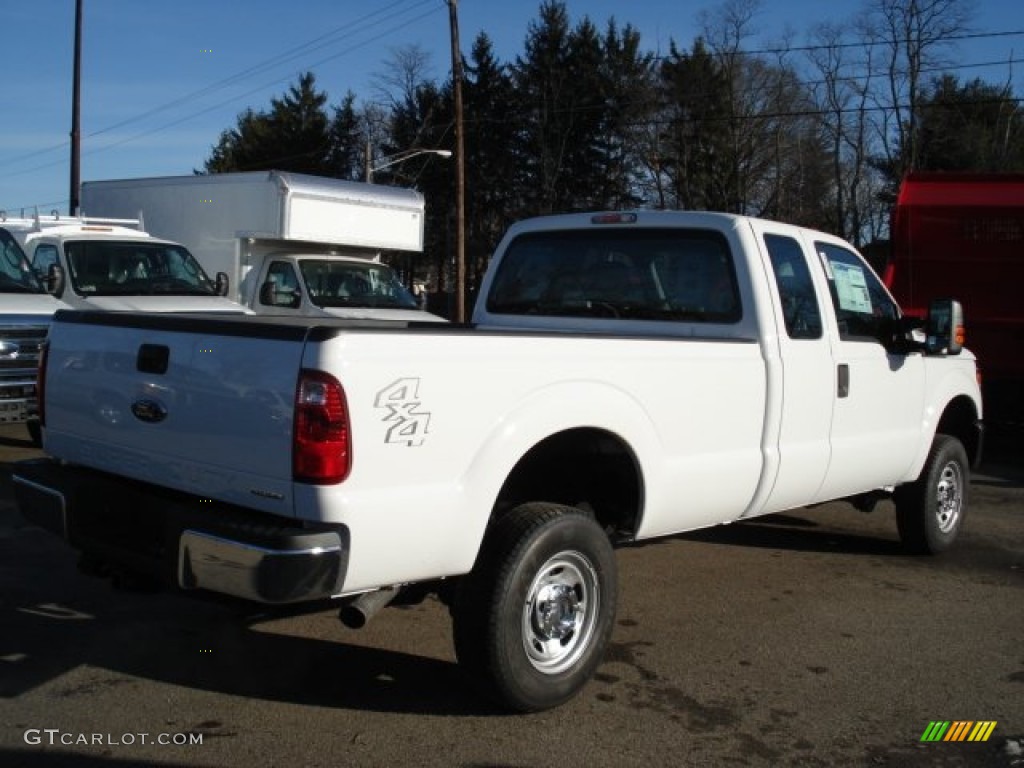 2012 F350 Super Duty XL SuperCab 4x4 - Oxford White / Steel photo #8