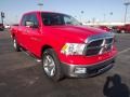 2012 Flame Red Dodge Ram 1500 Big Horn Crew Cab 4x4  photo #3