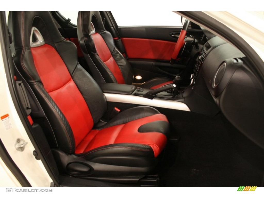 Black/Red Interior 2005 Mazda RX-8 Sport Photo #59283864