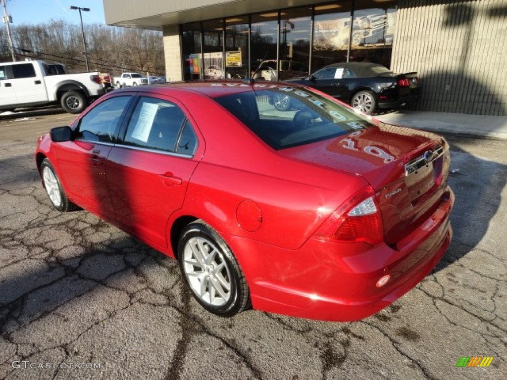 2010 Fusion SEL - Sangria Red Metallic / Charcoal Black photo #2