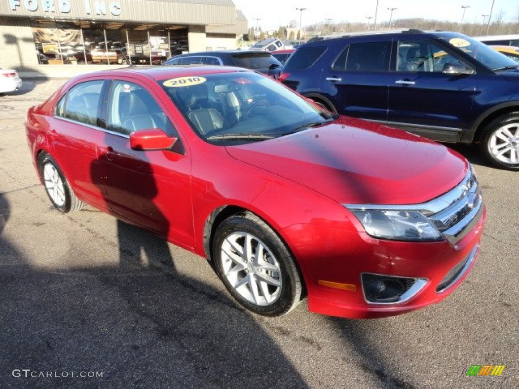 2010 Fusion SEL - Sangria Red Metallic / Charcoal Black photo #6