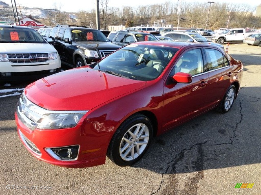 2010 Fusion SEL - Sangria Red Metallic / Charcoal Black photo #8