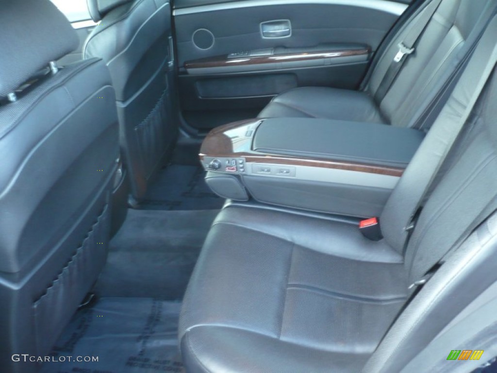 2003 7 Series 745Li Sedan - Orient Blue Metallic / Black/Black photo #15