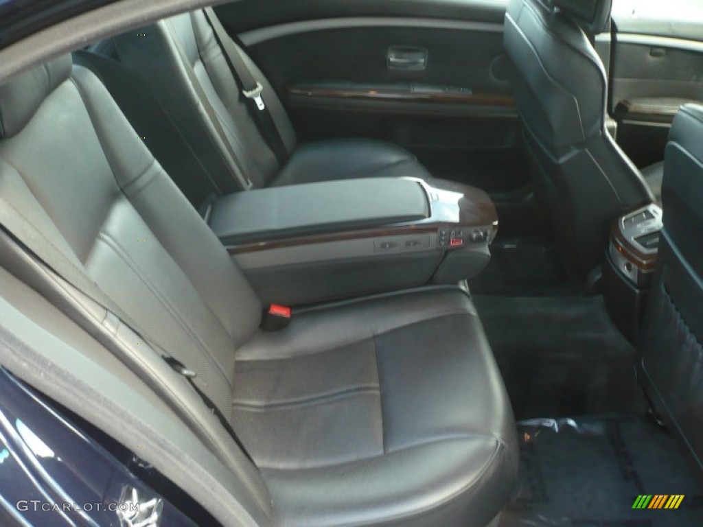 2003 7 Series 745Li Sedan - Orient Blue Metallic / Black/Black photo #20
