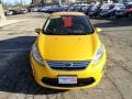 2011 Yellow Blaze Metallic Tri-Coat Ford Fiesta SEL Sedan  photo #7