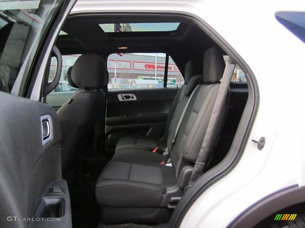 2012 Explorer XLT 4WD - White Platinum Tri-Coat / Charcoal Black photo #8