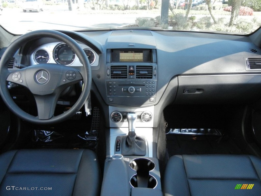 2008 Mercedes-Benz C 300 Sport Black Dashboard Photo #59286495