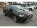 2008 Phantom Black Pearl Mitsubishi Lancer Evolution MR  photo #1