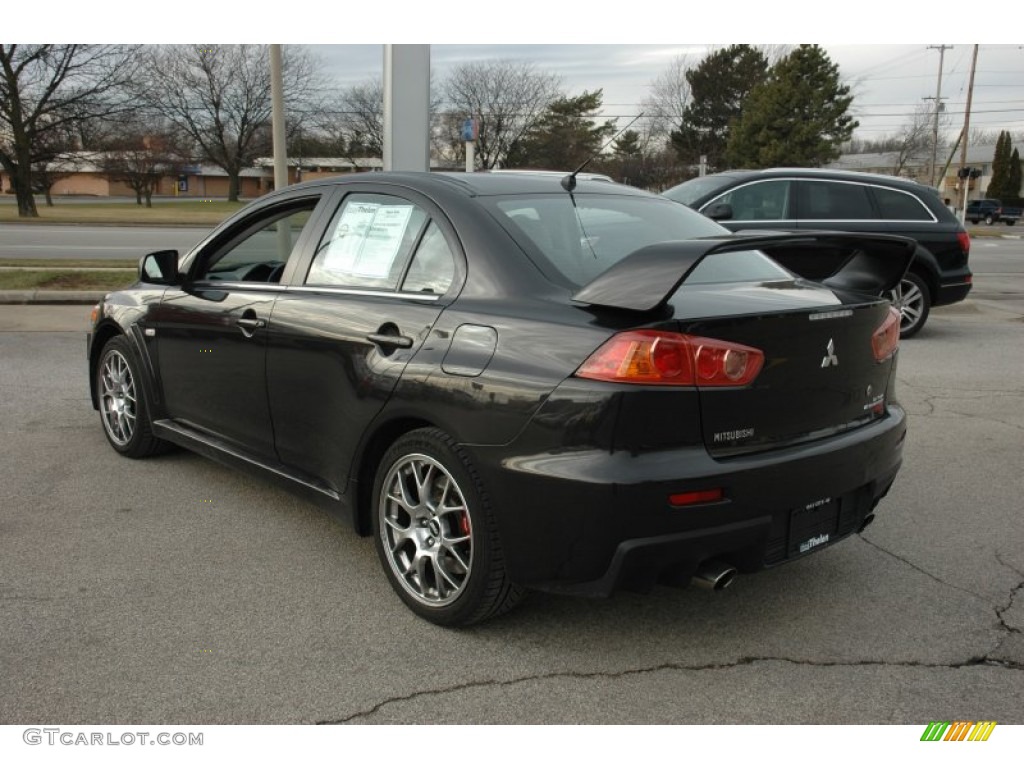 Phantom Black Pearl 2008 Mitsubishi Lancer Evolution MR Exterior Photo #59286966