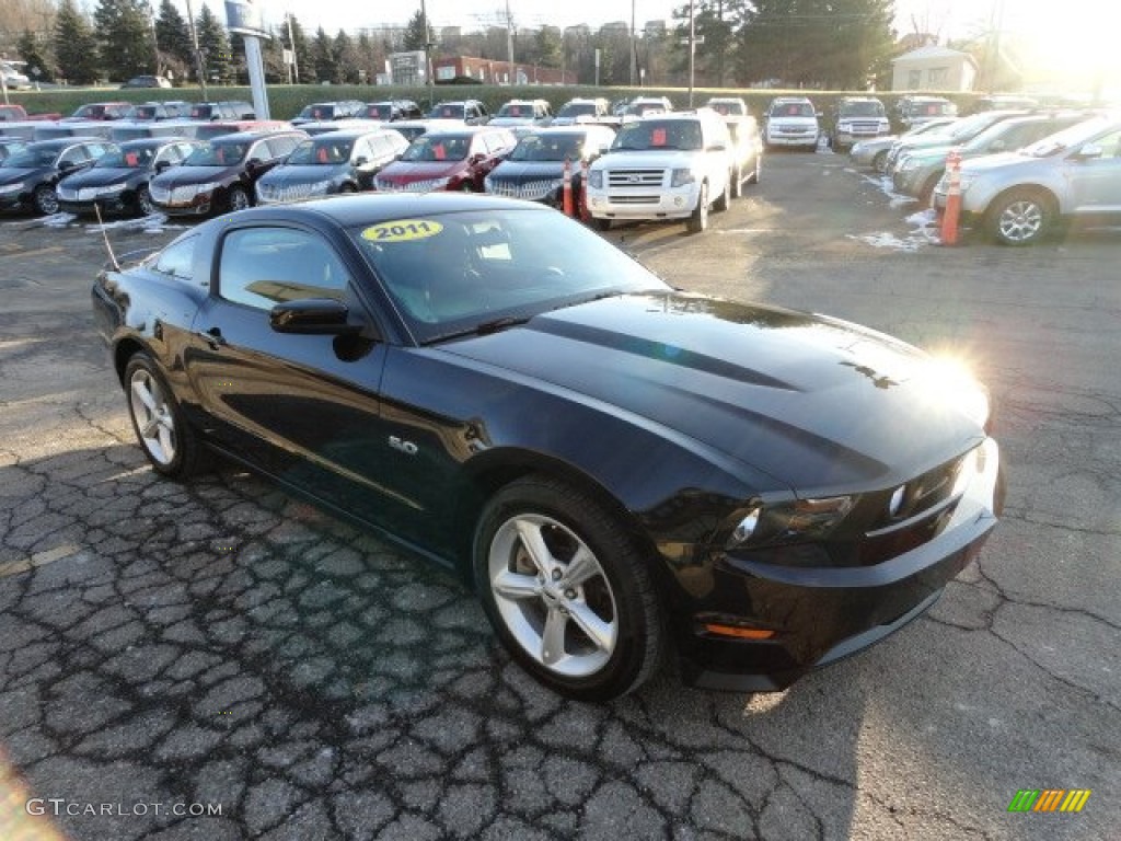 2011 Mustang GT Coupe - Ebony Black / Charcoal Black photo #6