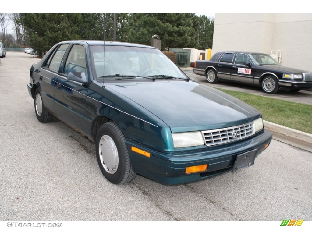 1993 Sundance Sedan - Emerald Green Pearl Metallic / Gray photo #1