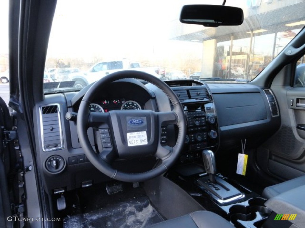 Charcoal Black Interior 2012 Ford Escape Limited 4WD Photo #59287857