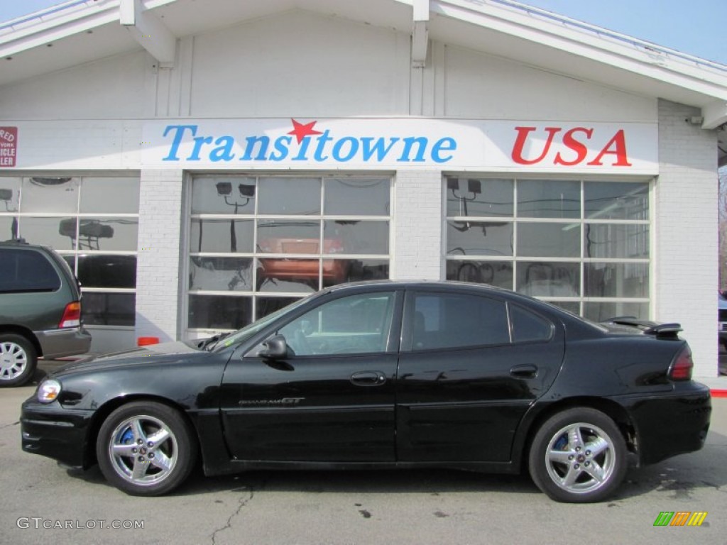 2000 Grand Am GT Sedan - Black / Dark Pewter photo #5