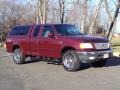 1999 Toreador Red Metallic Ford F150 XLT Extended Cab 4x4  photo #1