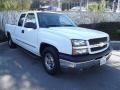 2004 Summit White Chevrolet Silverado 1500 LS Extended Cab  photo #1