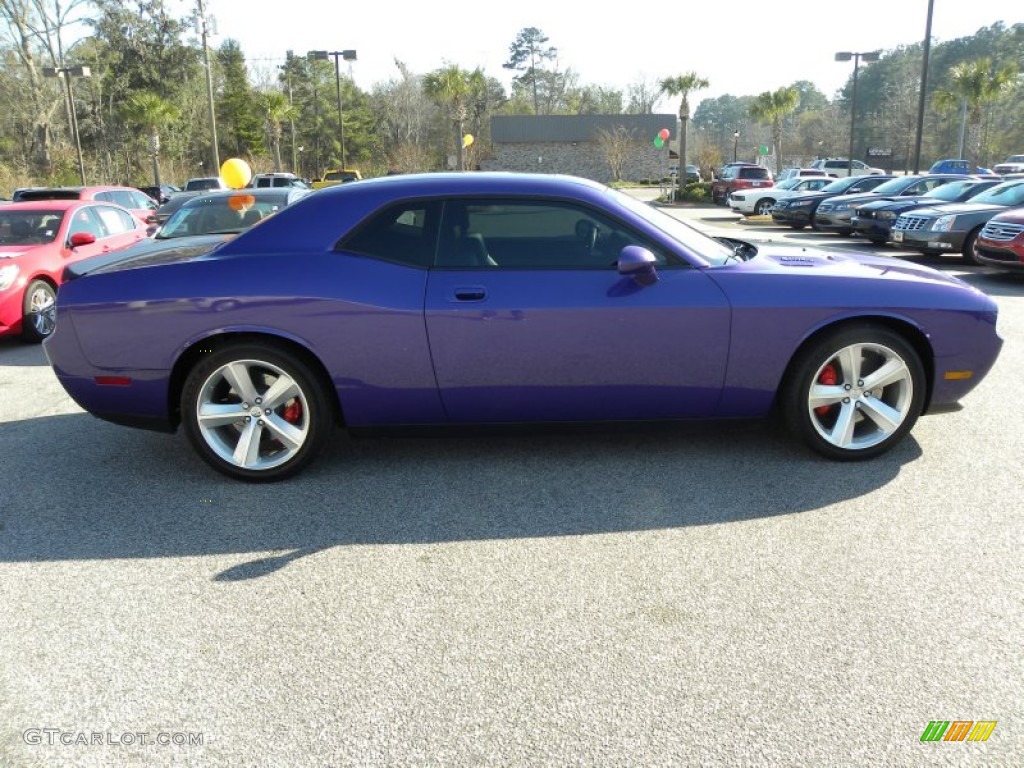 2010 Challenger SRT8 - Plum Crazy Purple Pearl / Dark Slate Gray photo #10