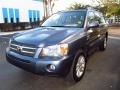 2007 Bluestone Metallic Toyota Highlander Hybrid  photo #7