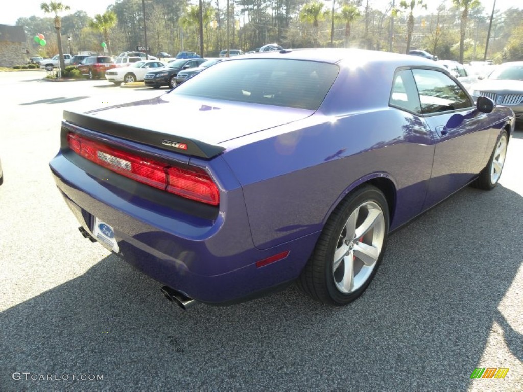 2010 Challenger SRT8 - Plum Crazy Purple Pearl / Dark Slate Gray photo #11