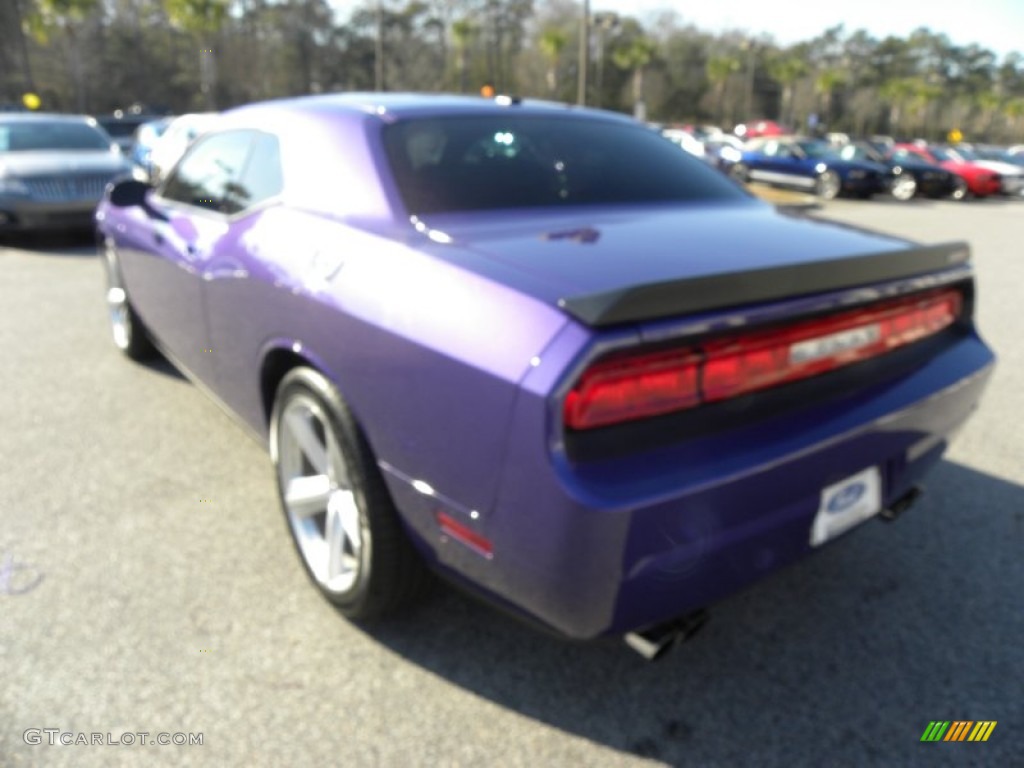 2010 Challenger SRT8 - Plum Crazy Purple Pearl / Dark Slate Gray photo #13