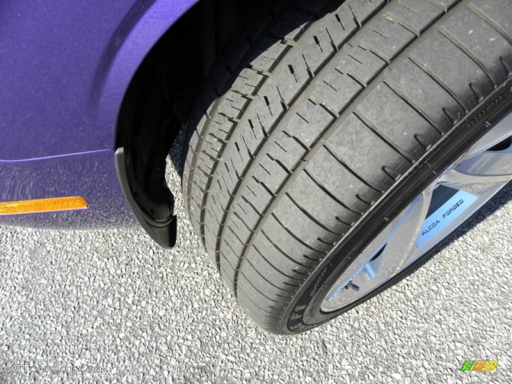 2010 Challenger SRT8 - Plum Crazy Purple Pearl / Dark Slate Gray photo #15