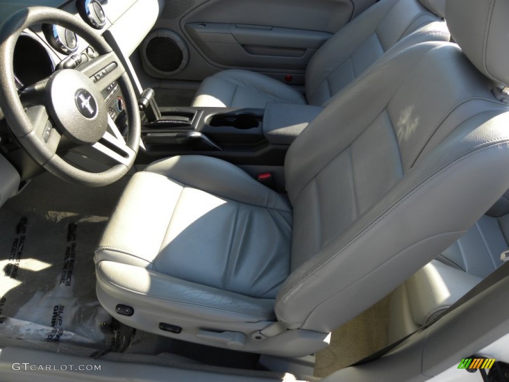2007 Mustang V6 Premium Convertible - Performance White / Light Graphite photo #6